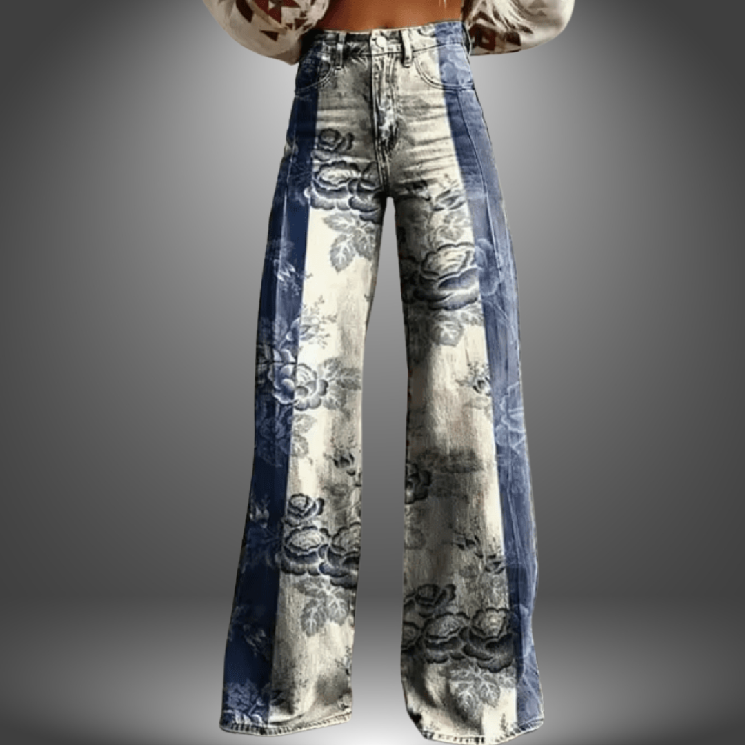 Olivia | Pantaloni Premium in Jeans Morbido