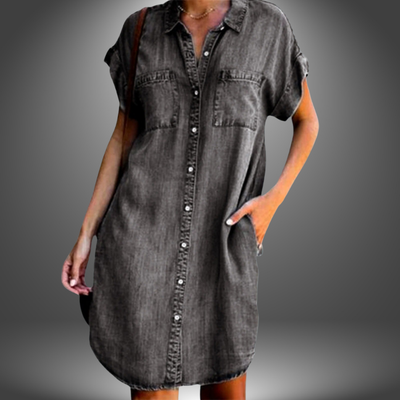 Cecilia | Abito in Jeans Artigianale da Donna