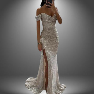 Isa | Abito Lungo Elegante Artigianale da Sera