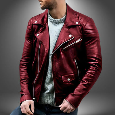 Marius | Giacca in Pelle Artigianale da Uomo