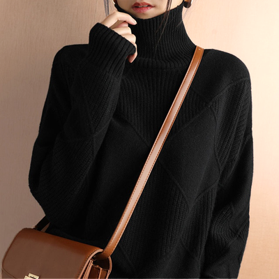 Marcelle | Maglione a Collo Alto Premium