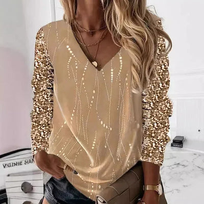 Aurelia | Blusa elegante scintillante per serate speciali