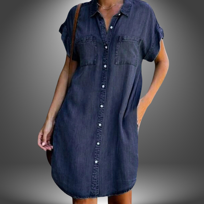 Cecilia | Abito in Jeans Artigianale da Donna