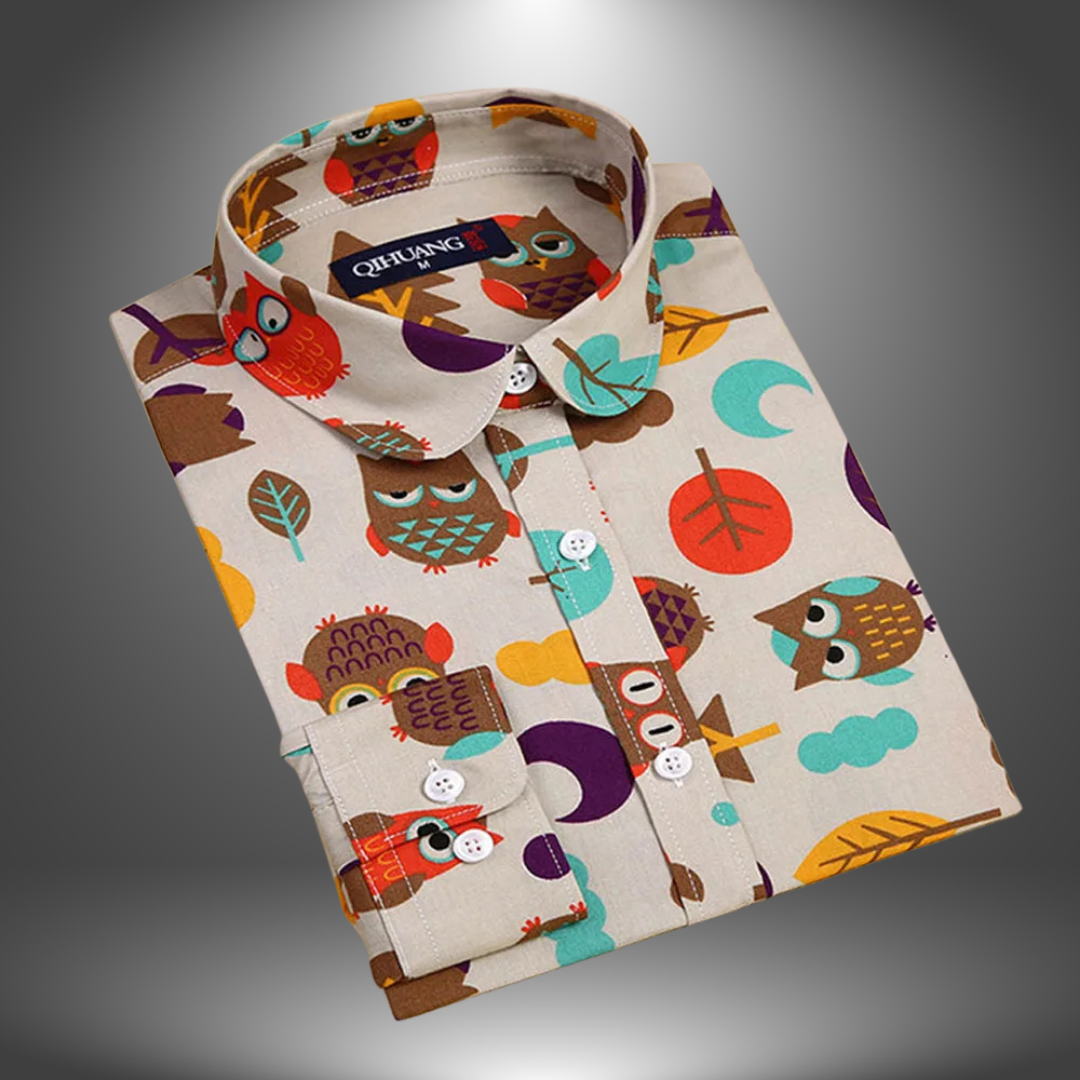 Clara | Camicia Floreale Vegan da Donna