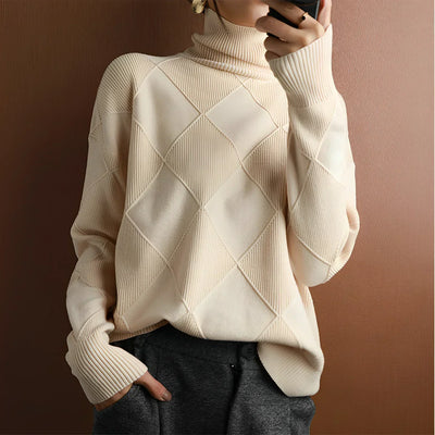 Marcelle | Maglione a Collo Alto Premium