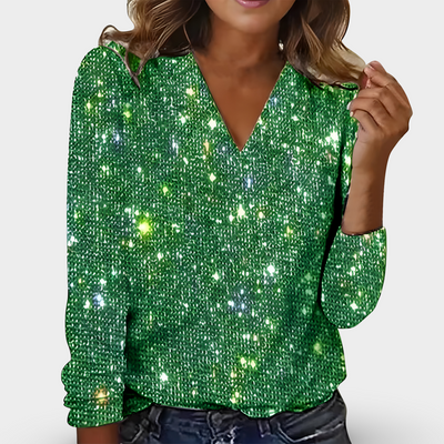 Vale | Blusa luminosa per feste scintillanti