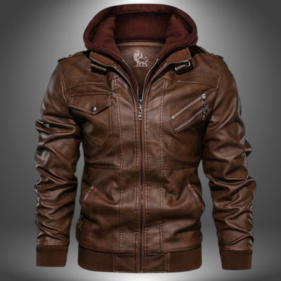 David | Giacca Artigianale Vintage in Pelle