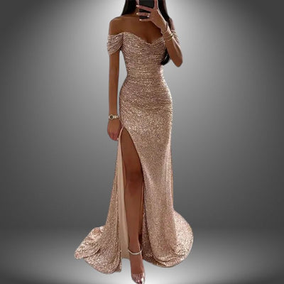 Isa | Abito Lungo Elegante Artigianale da Sera