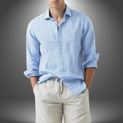 Sandro | Camicia Artigianale in Cotone e Lino