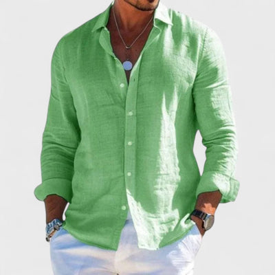 Miravo | Camicia in Lino Artigianale da Uomo