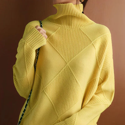 Marcelle | Maglione a Collo Alto Premium