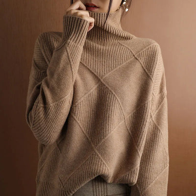 Marcelle | Maglione a Collo Alto Premium