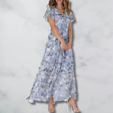 Giorgina | Vestito Floreale Artigianale