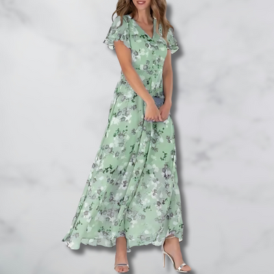 Giorgina | Vestito Floreale Artigianale