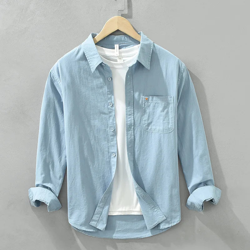 Carl | Camicia in Cotone Artigianale