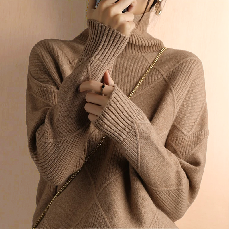 Marcelle | Maglione a Collo Alto Premium