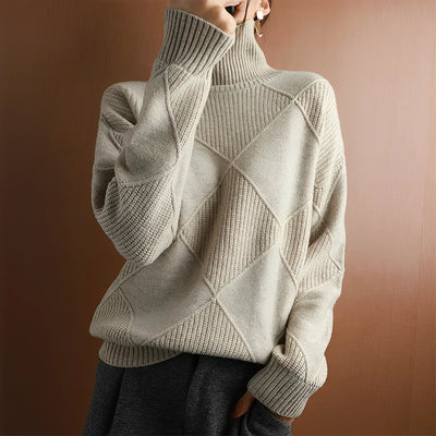 Marcelle | Maglione a Collo Alto Premium