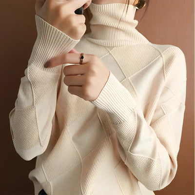 Marcelle | Maglione a Collo Alto Premium