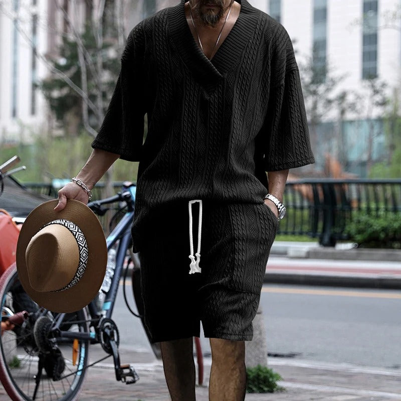 Jack™ | Set Casual con Collo a V da Uomo